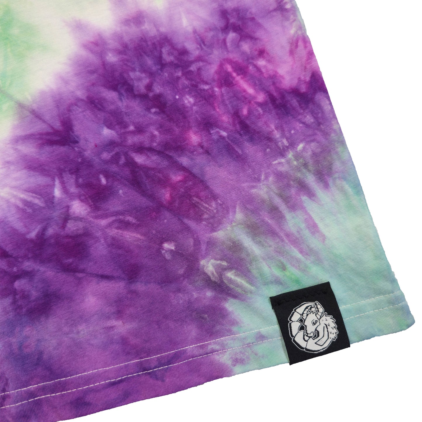 Seafoam & Pastel Purple Tie Dye Vest