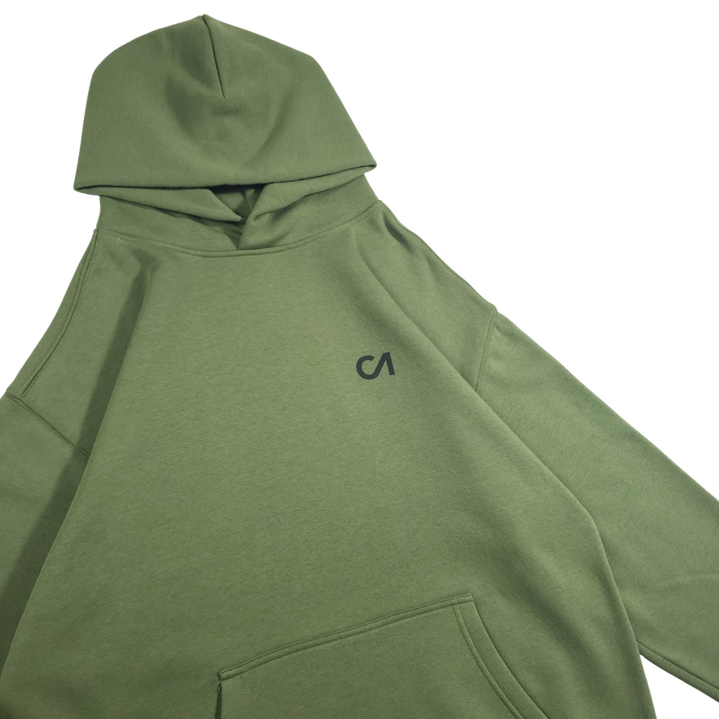 Cypress Green Carp Angle Hoodie