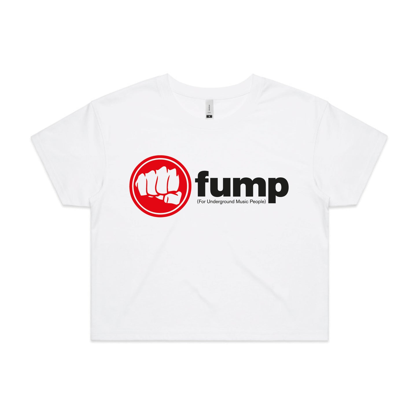 Chesty Gal - White Crop Top