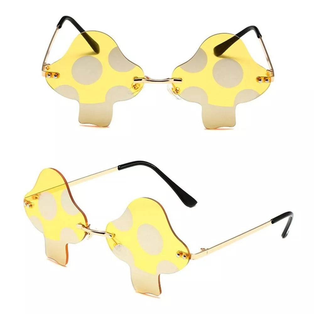 Mushroom Sunglasses - tie dye joggers - tie dye sweatpants - tie dye trousers - Stinging Bullfish