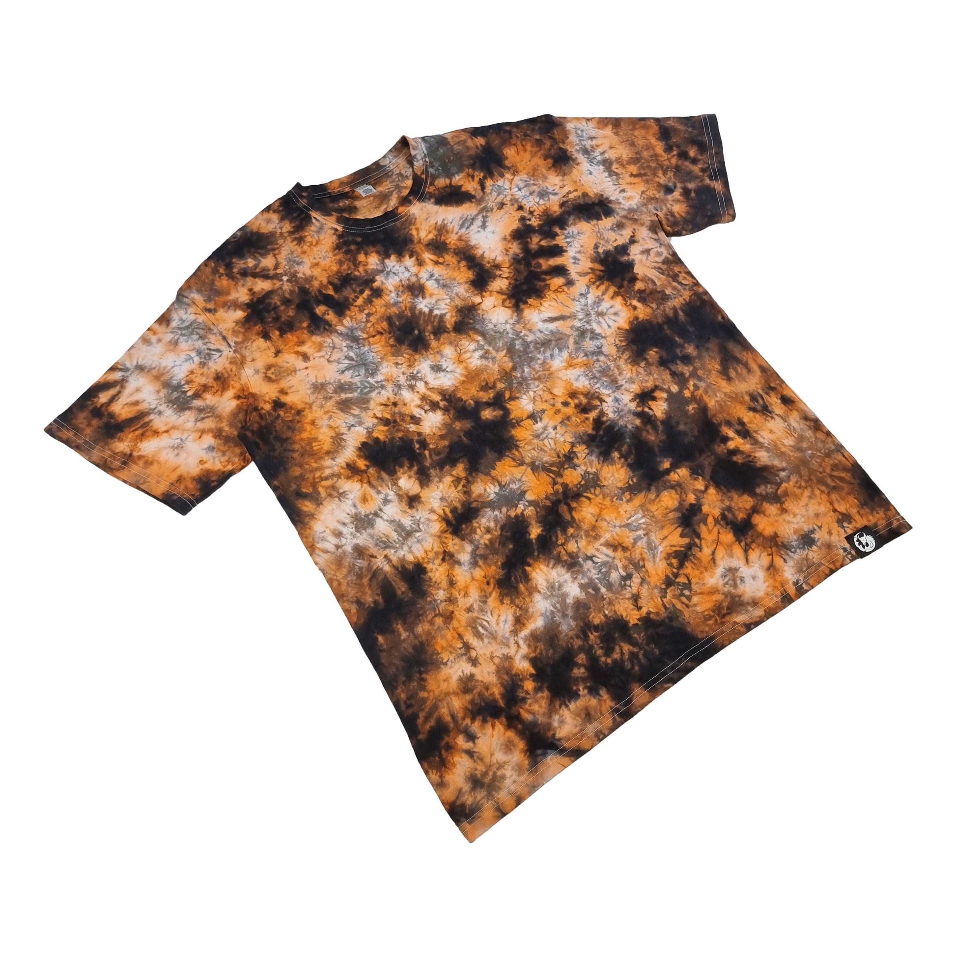 Orange Camo Crunch Tie Dye T-Shirt
