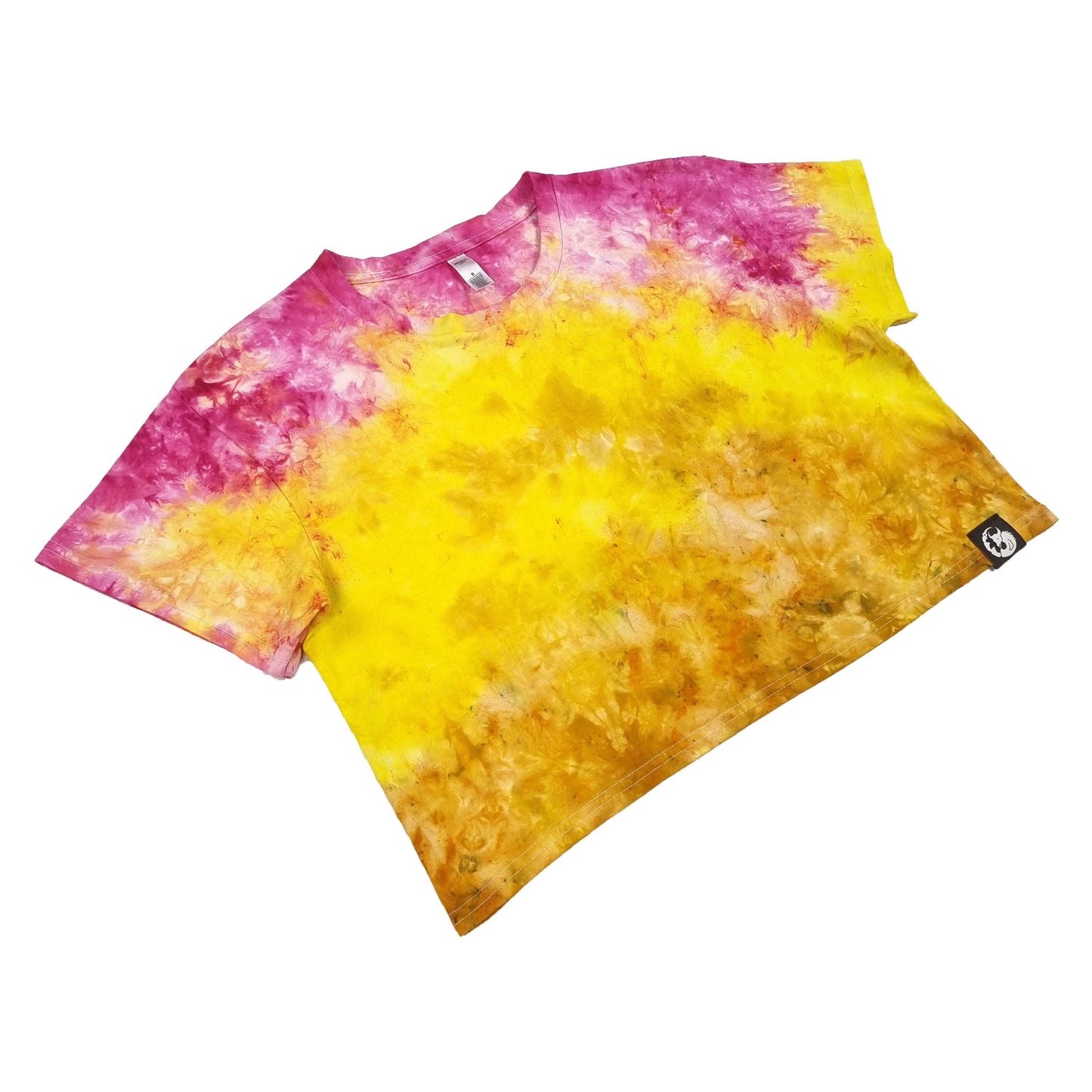 Sunset Camo Crunch Tie Dye Crop Top