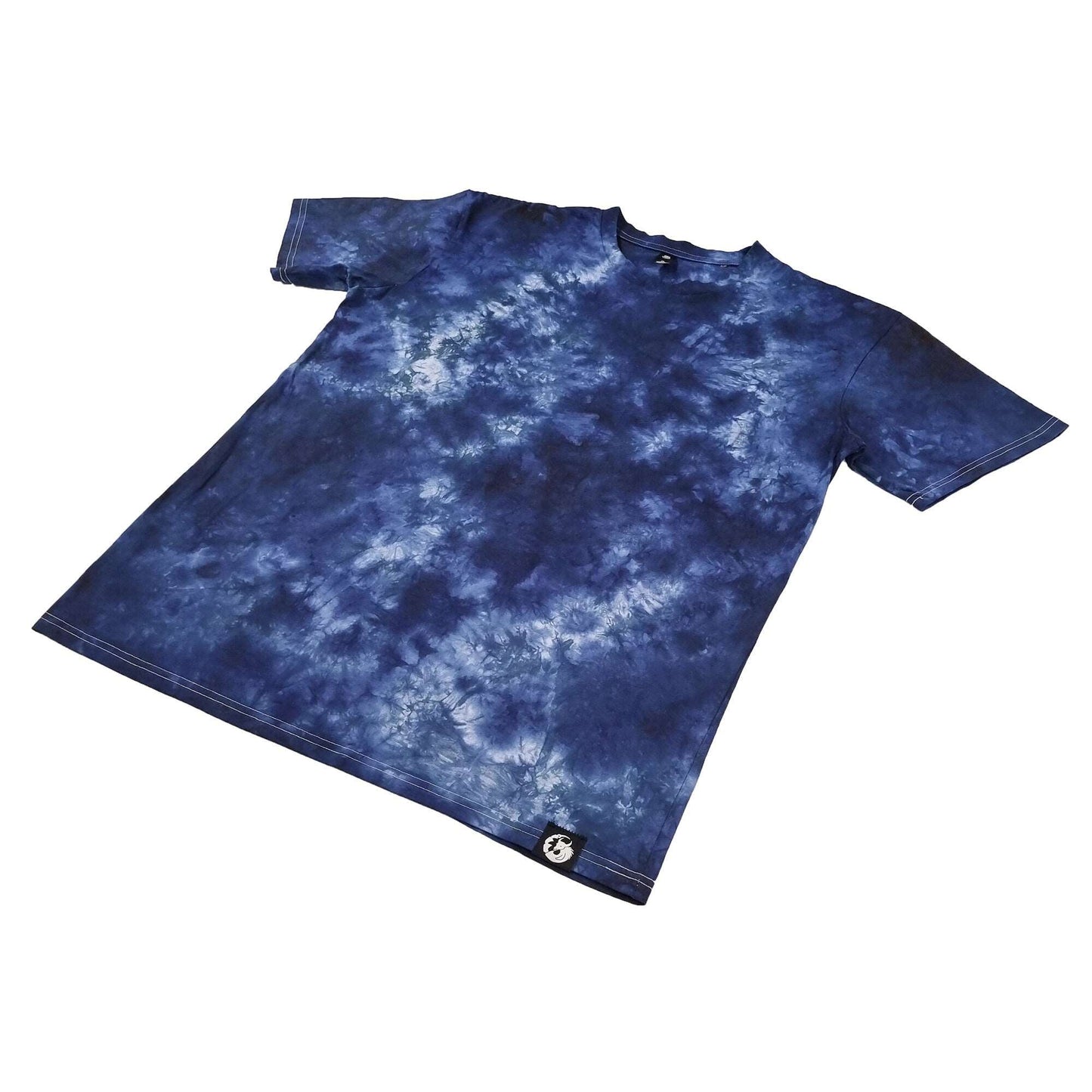 Dark Blue Camo Crunch Tie Dye T-Shirt