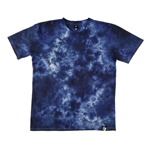 Dark Blue Camo Crunch Tie Dye T-Shirt