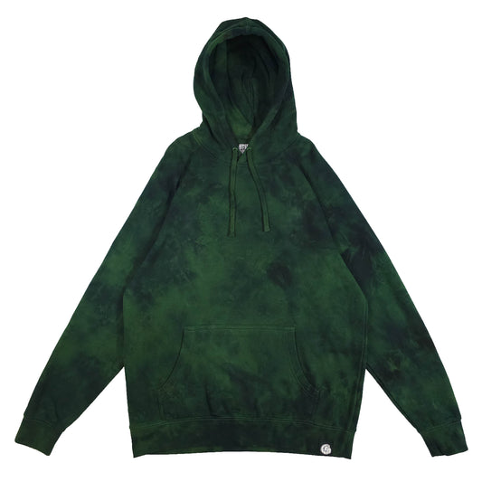 Pine Green Tie Dye Hoodie