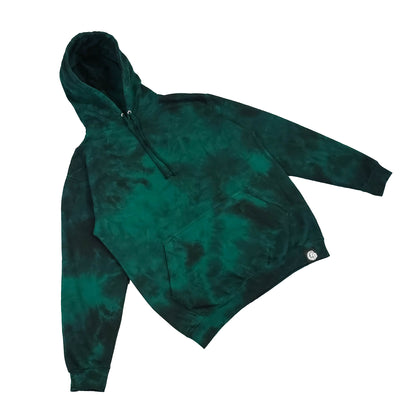 Pine Green Tie Dye Hoodie
