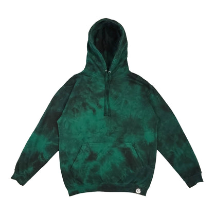Pine Green Tie Dye Hoodie
