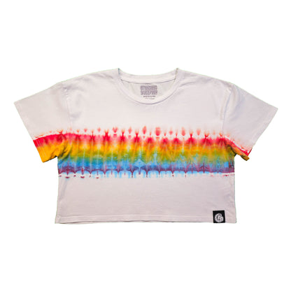 Rainbow Tie Dye Crop Top