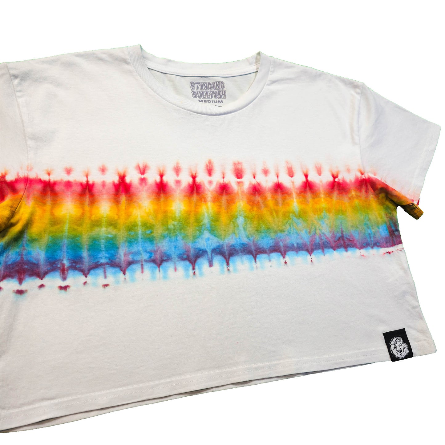 Rainbow Tie Dye Crop Top