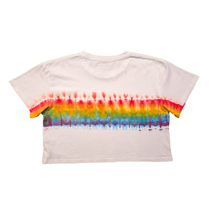 Rainbow Tie Dye Crop Top