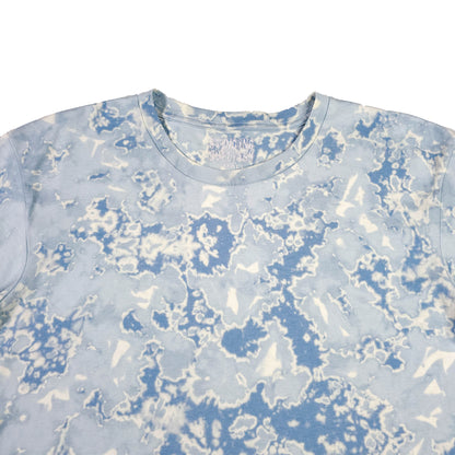 Blue Mist Bleach Dye Crop Top