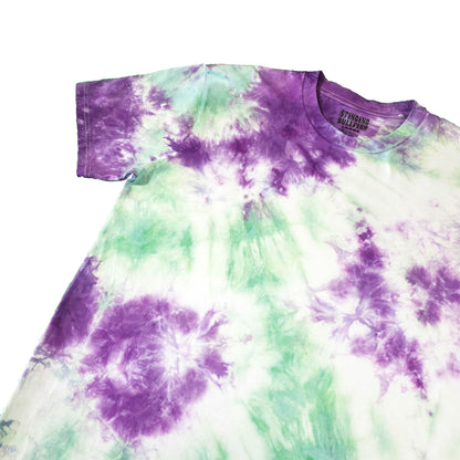 Seafoam and Purple Pastel Tie Dye T Shirt
