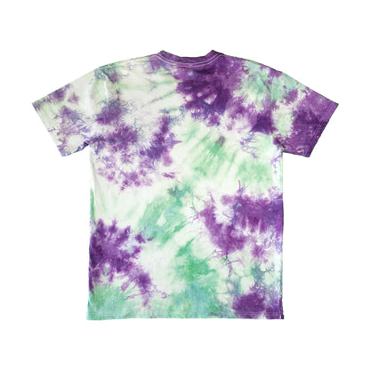 Seafoam and Purple Pastel Tie Dye T Shirt