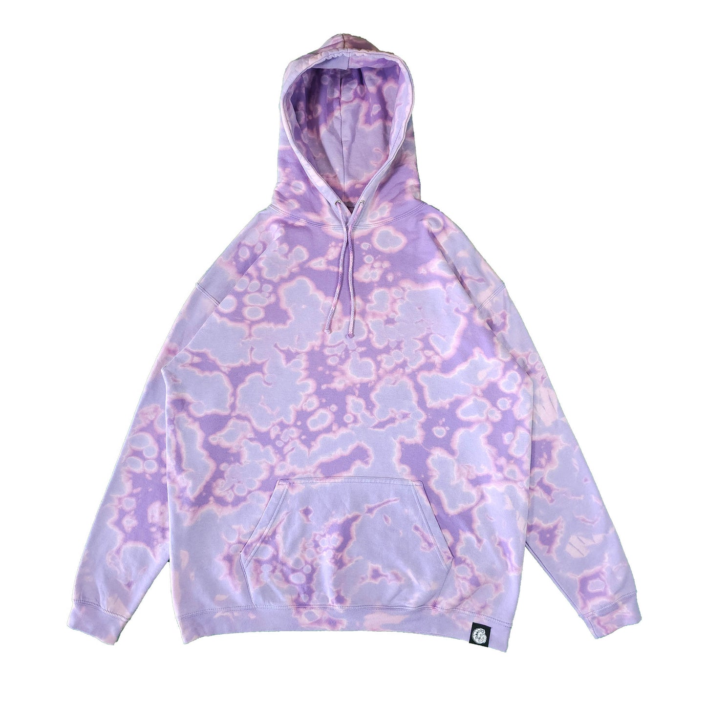 Lavender Purple Bleach Dyed Hoodie