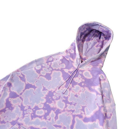 Lavender Purple Bleach Dyed Hoodie