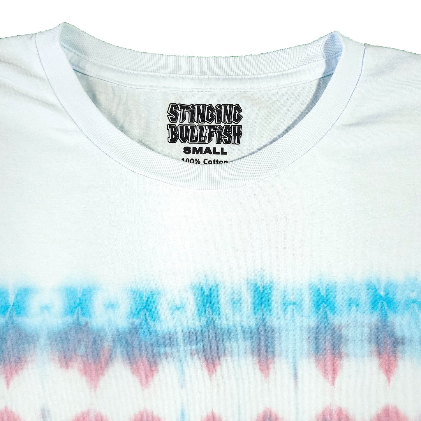 Trans Flag Tie Dye Crop Top