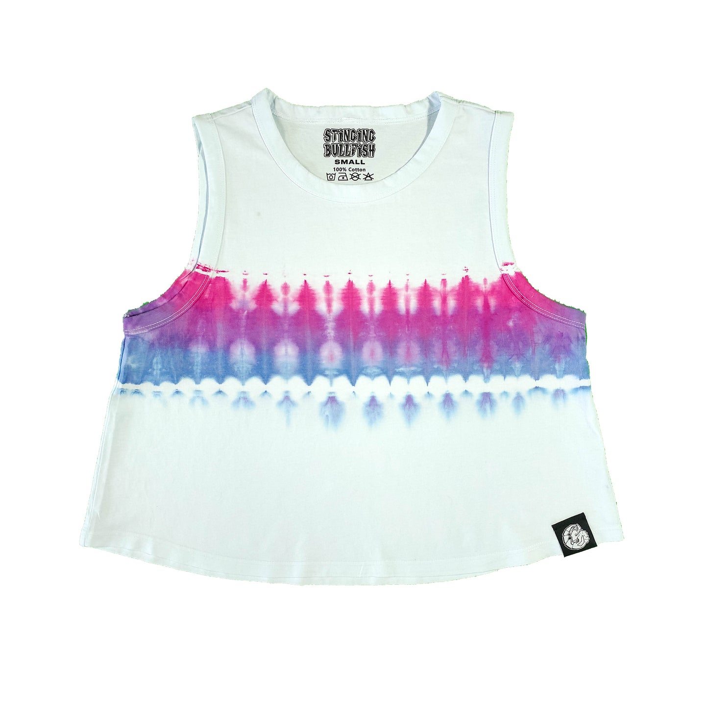 Bisexual Flag Tie Dye Vest