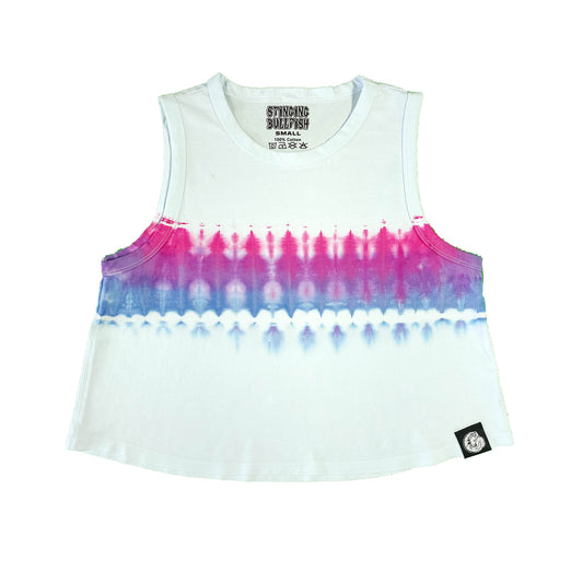 Bisexual Flag Tie Dye Vest