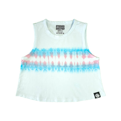 Trans Flag Tie Dye Vest