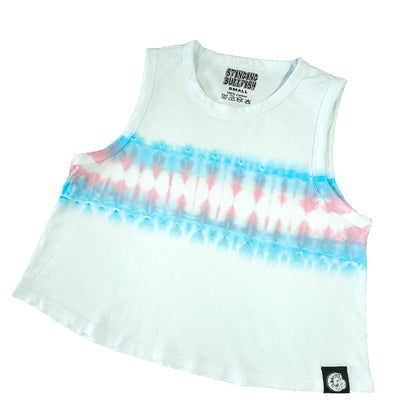 Trans Flag Tie Dye Vest