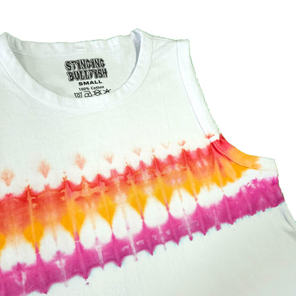 Lesbian Flag Tie Dye Vest