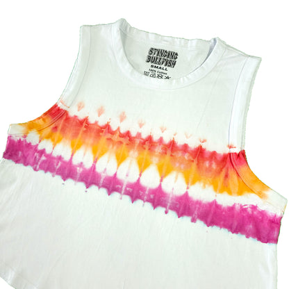 Lesbian Flag Tie Dye Vest