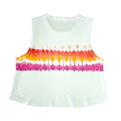 Lesbian Flag Tie Dye Vest