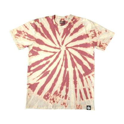 Dirty Circus Spiral Bleach Dye T Shirt