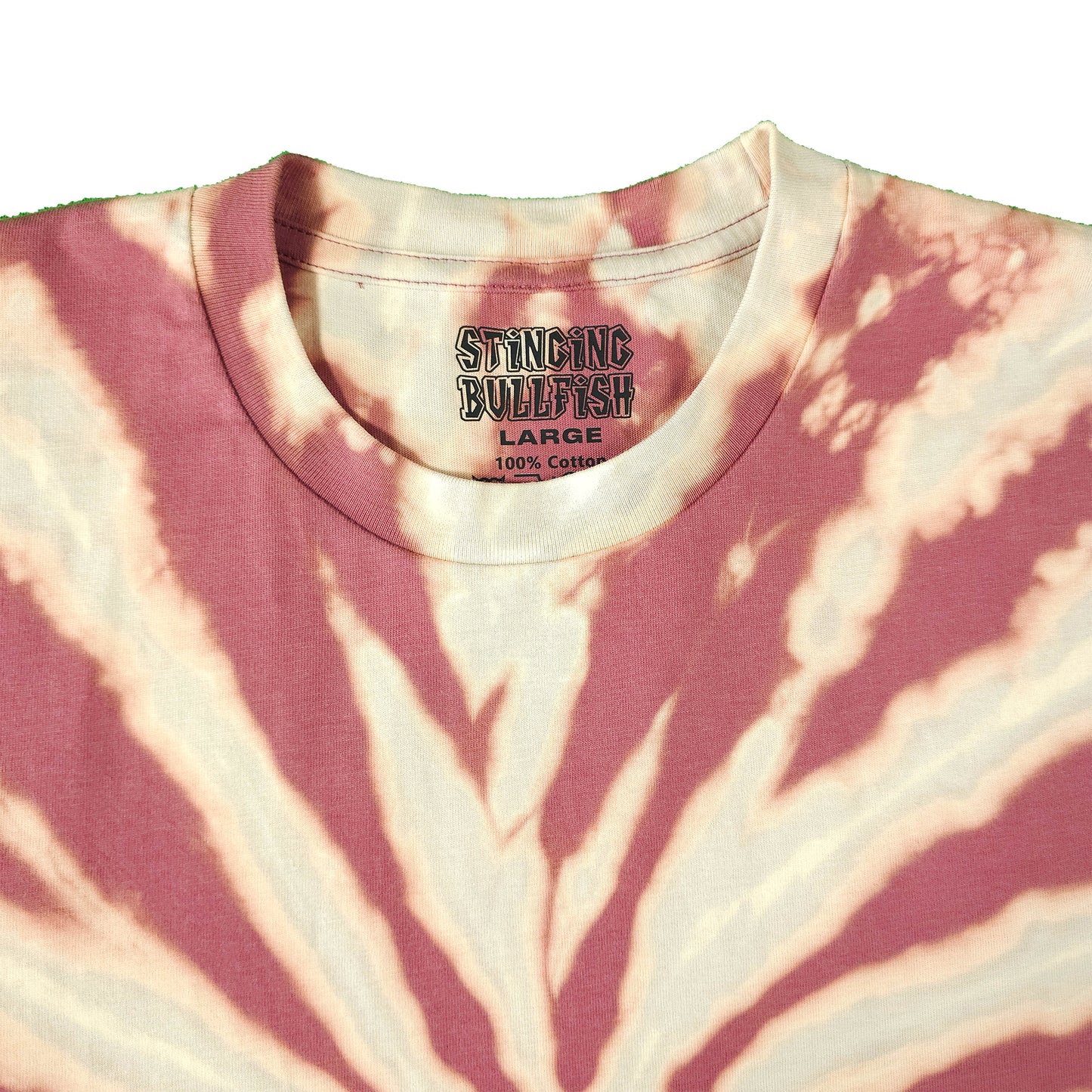 Dirty Circus Spiral Bleach Dye T Shirt