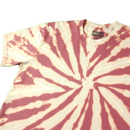 Dirty Circus Spiral Bleach Dye T Shirt
