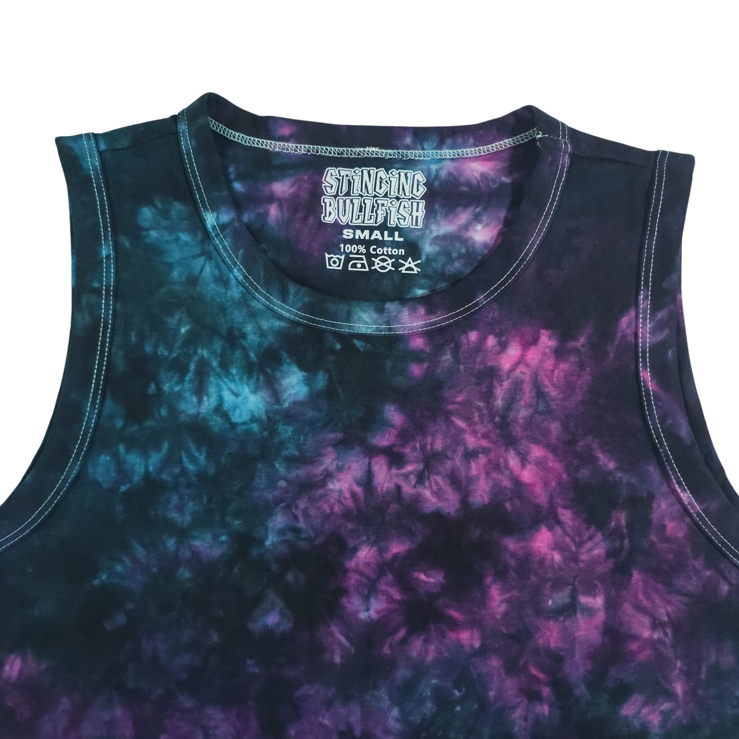 Nebula Tie Dye Crop Vest