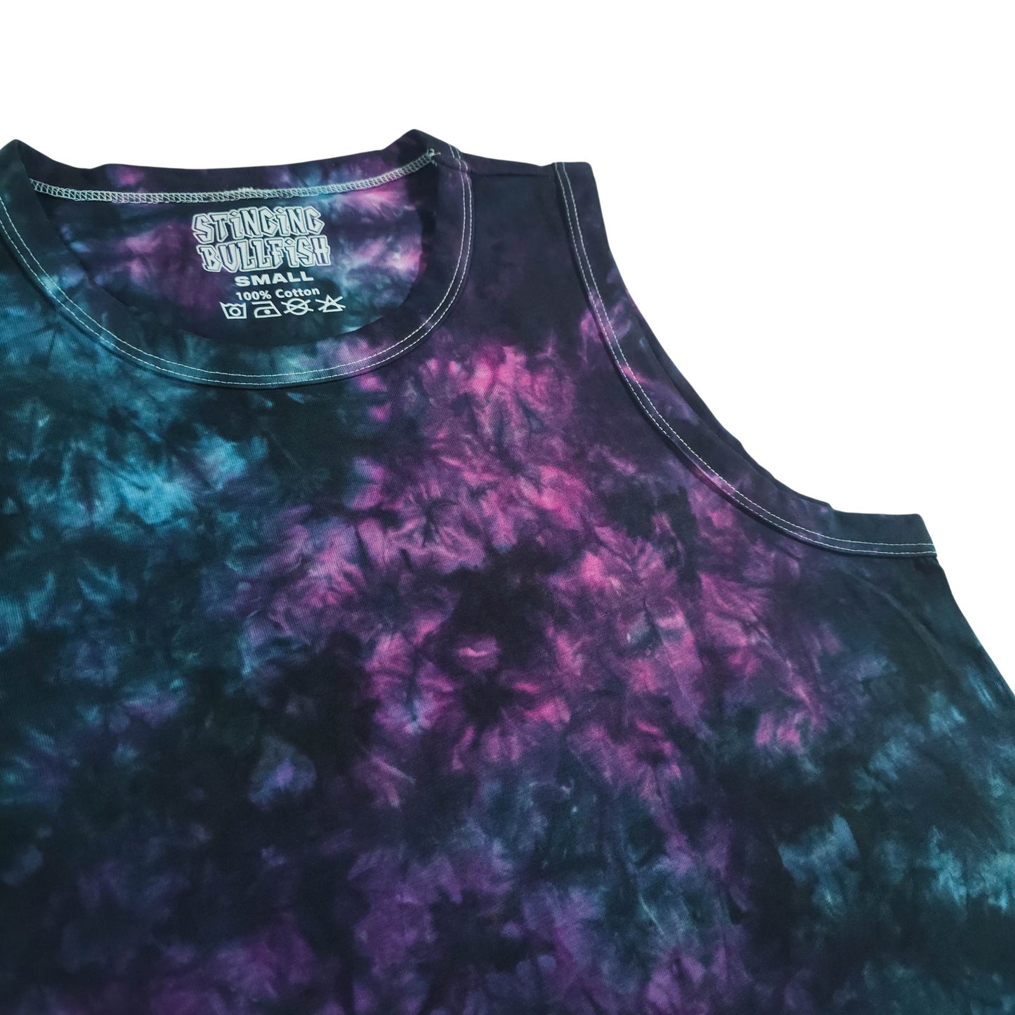 Nebula Tie Dye Crop Vest