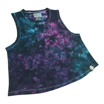 Nebula Tie Dye Crop Vest