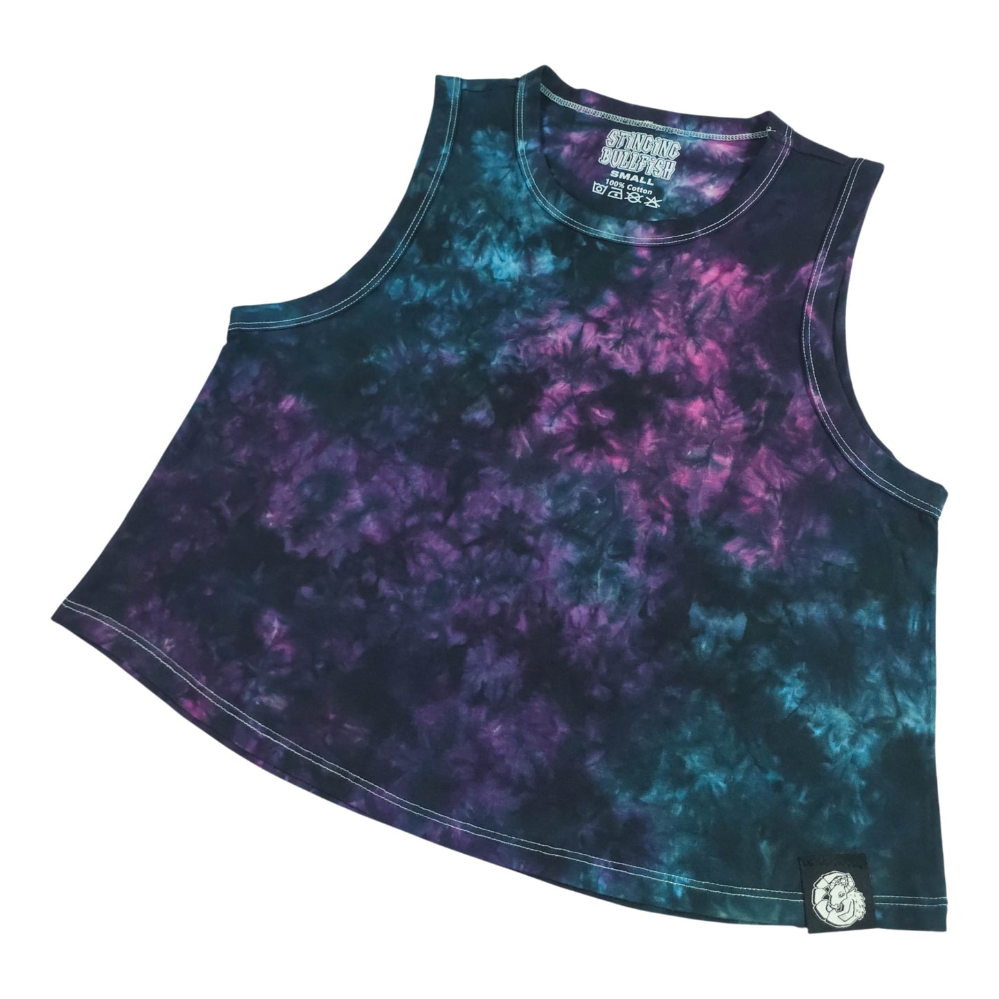 Nebula Tie Dye Crop Vest