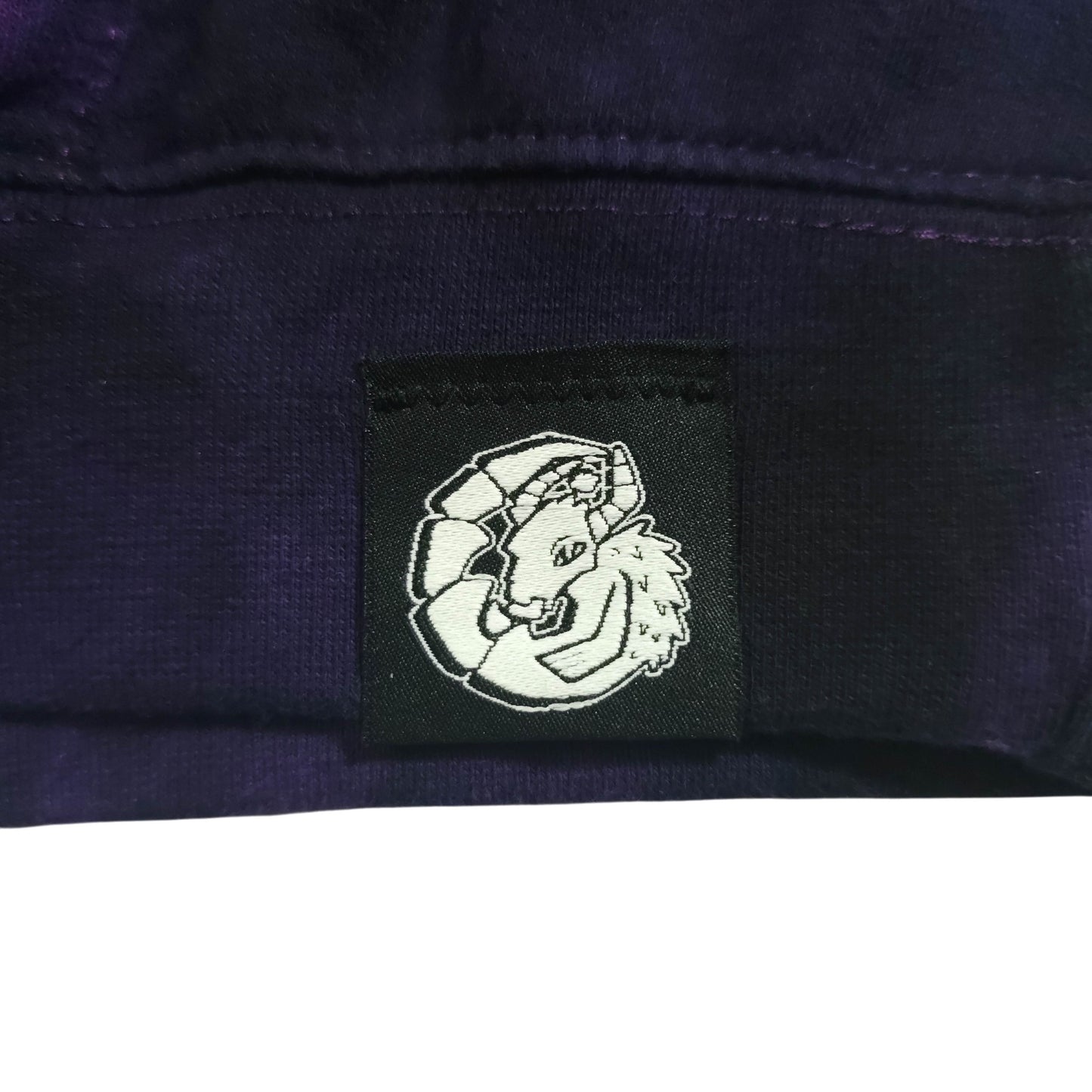 Deep Purple and Black Tie Dye Hoodie