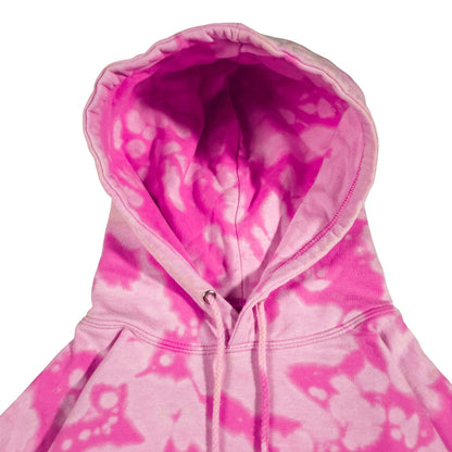 Charity Pink Camo Bleach Dyed Hoodie