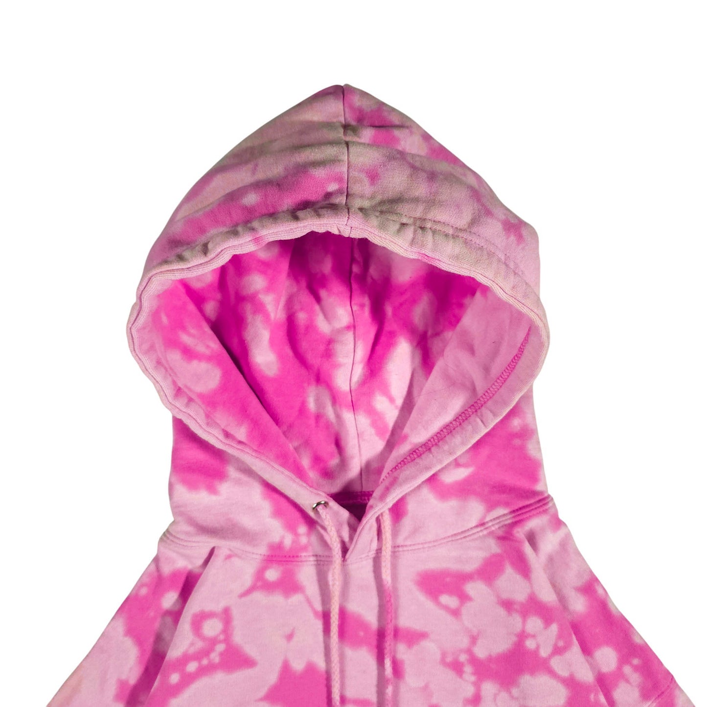 Charity Pink Camo Bleach Dyed Hoodie