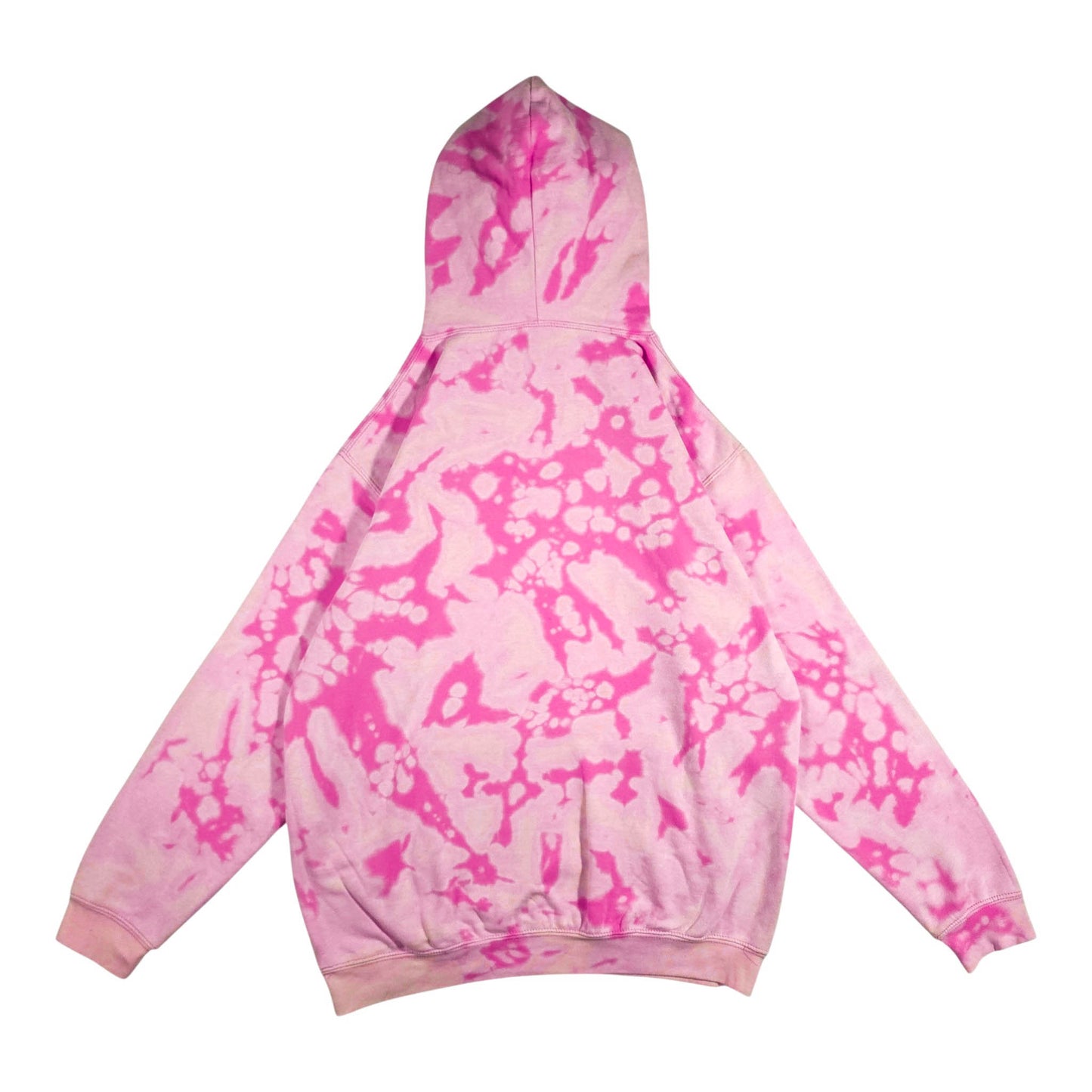 Charity Pink Camo Bleach Dyed Hoodie