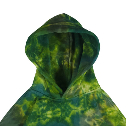 Green Camo Relaxed Tie Dye Hoodie