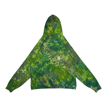 Green Camo Relaxed Tie Dye Hoodie