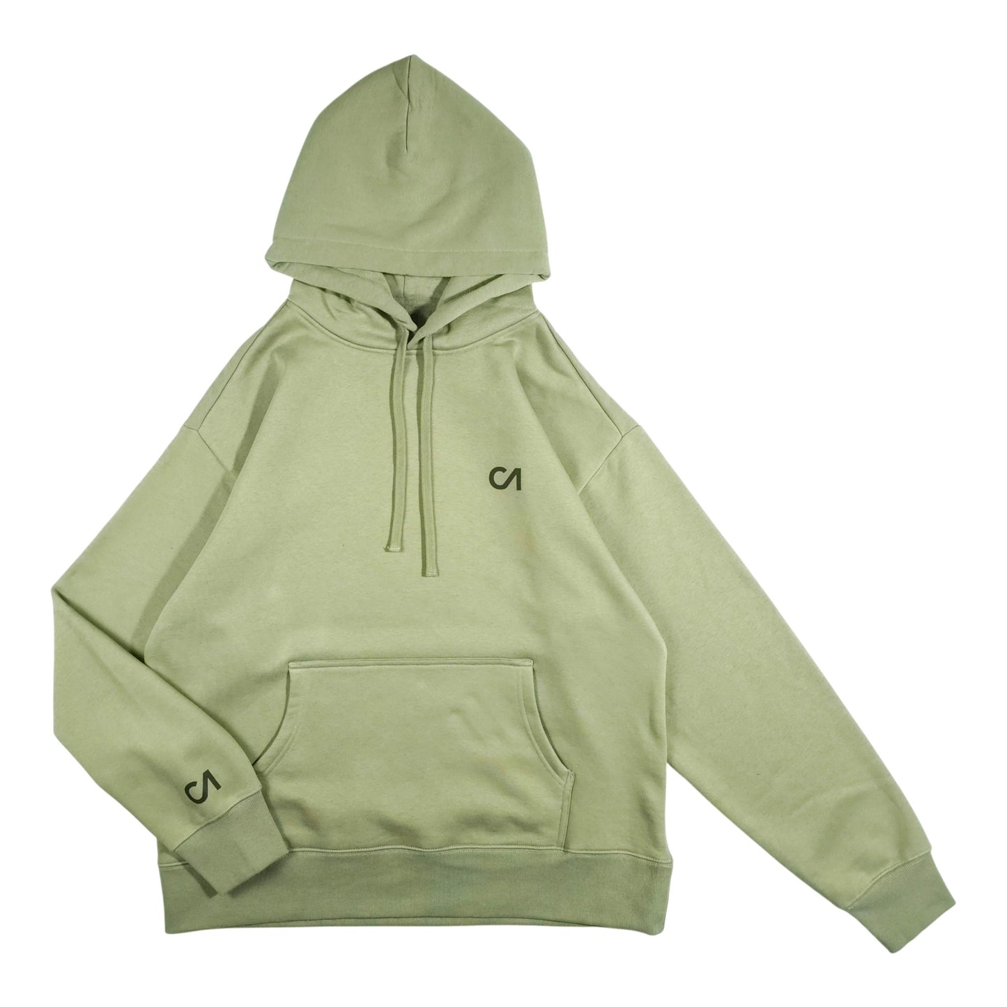 Eucalyptus Green Carp Angle Heavy Hoodie
