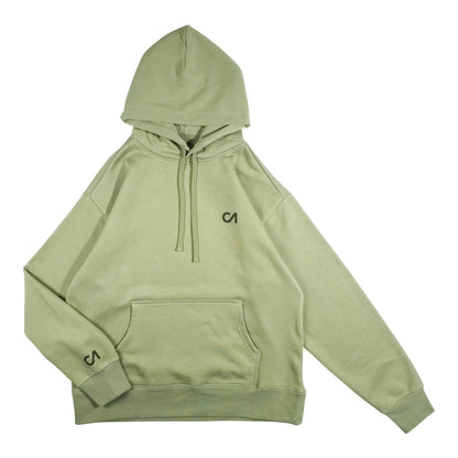 Eucalyptus Green Carp Angle Heavy Hoodie
