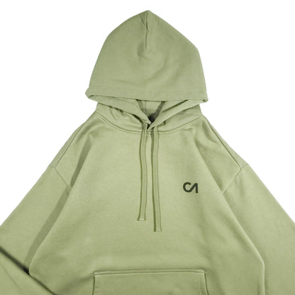 Eucalyptus Green Carp Angle Heavy Hoodie