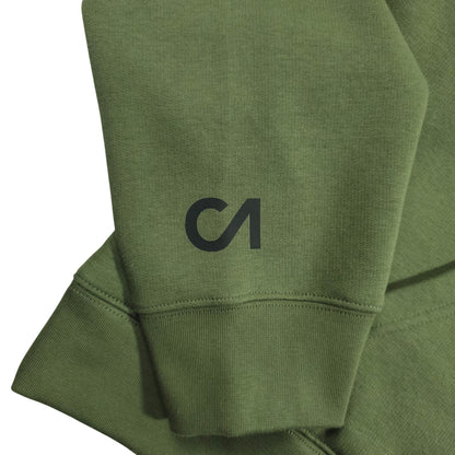 Cypress Green Carp Angle Hoodie