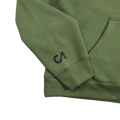 Cypress Green Carp Angle Hoodie
