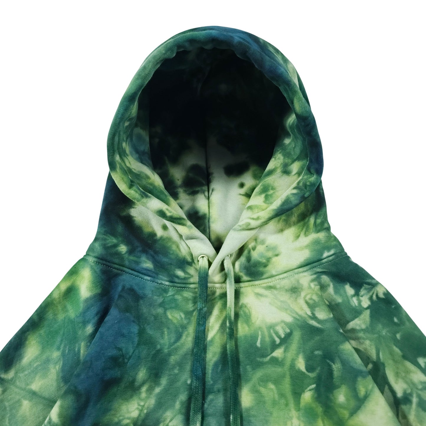 Forest Green Ombré Smoke Tie Dye Hoodie