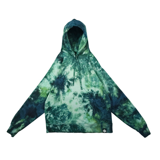 Wasabi Green Tie Dye Hoodie