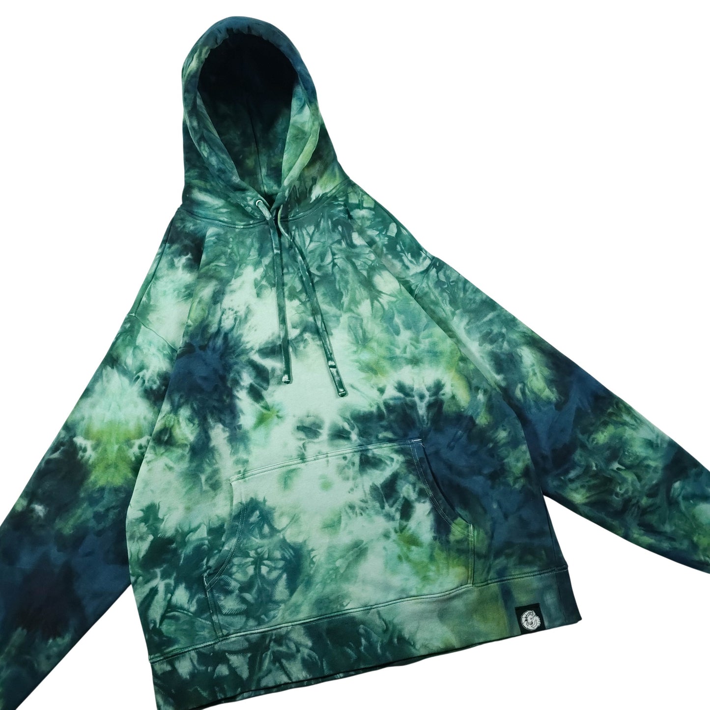Wasabi Green Tie Dye Hoodie