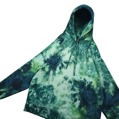 Wasabi Green Tie Dye Hoodie