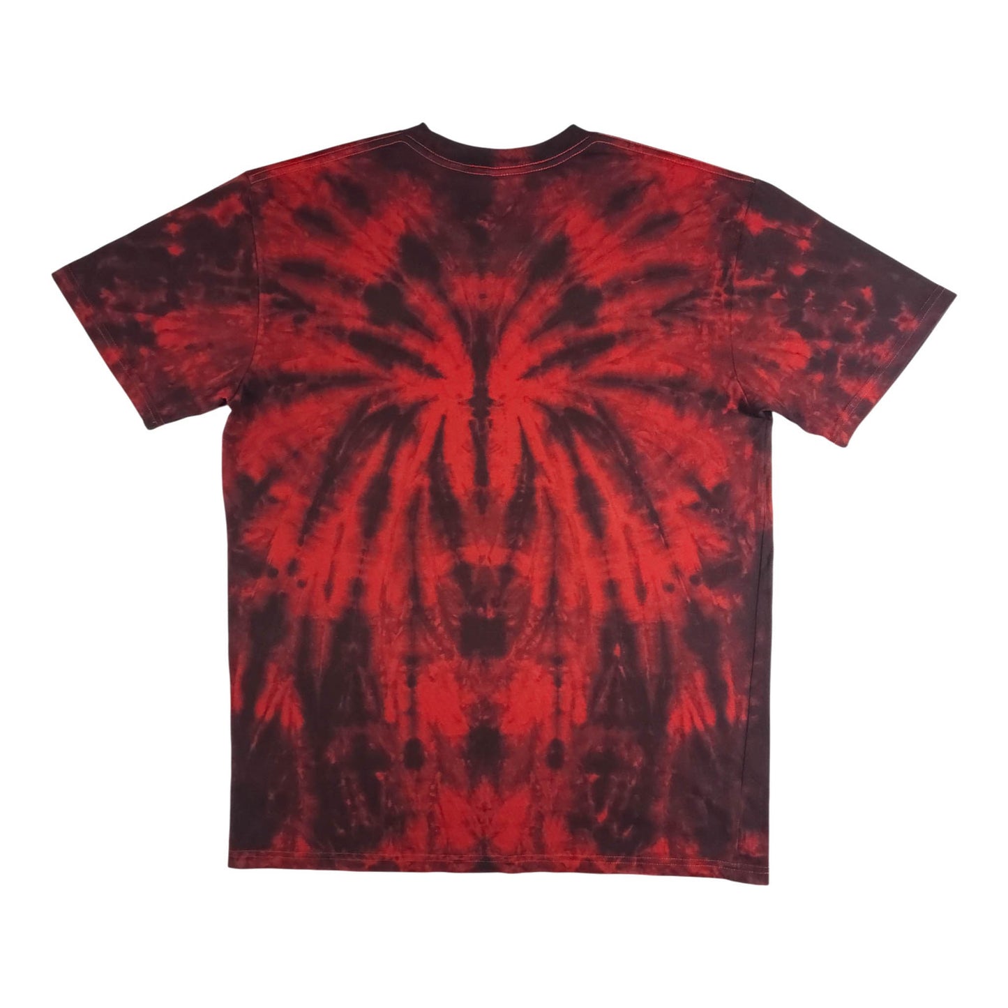 Red Spider Tie Dye Spiral T Shirt